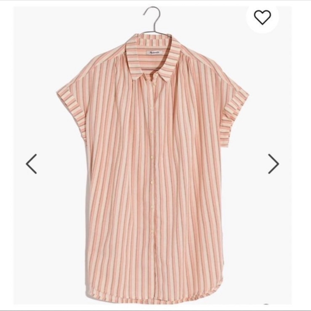 Madewell Central Top/Tunic Shirt Size S